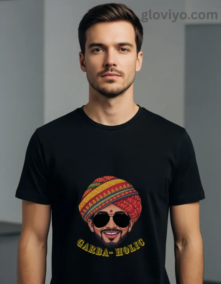 GARBA-HOLIC MAN T-SHIRT