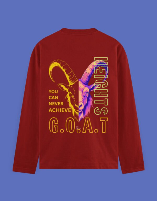 GOAT Men's Full Sleeve T-Shirt - Image 6