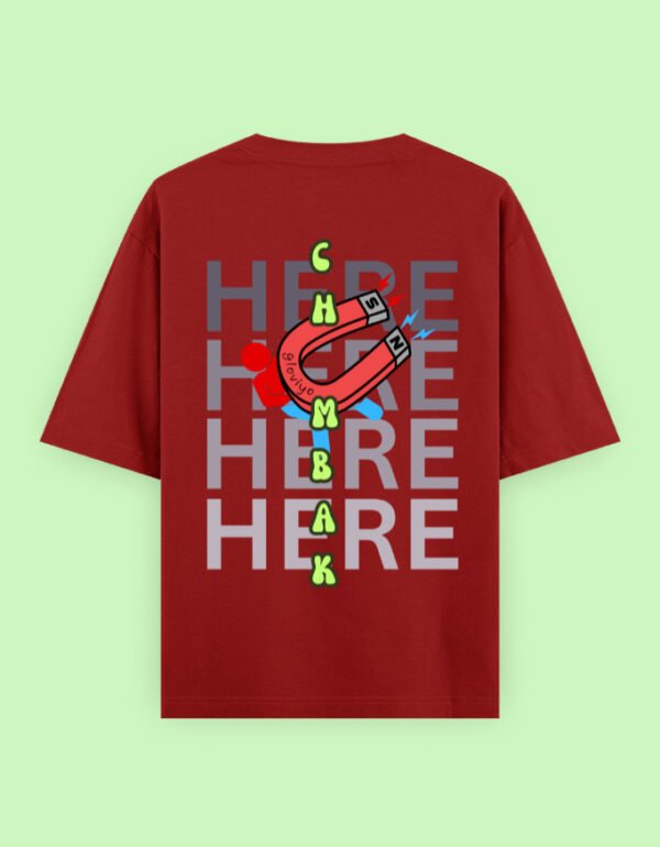 Chumbak Oversized Unisex Classic T-Shirt - Image 11