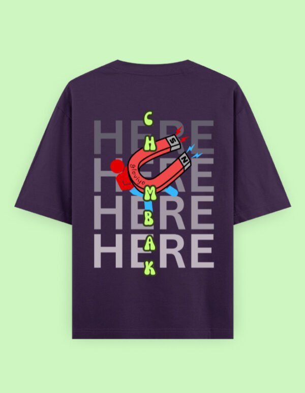 Chumbak Oversized Unisex Classic T-Shirt - Image 4
