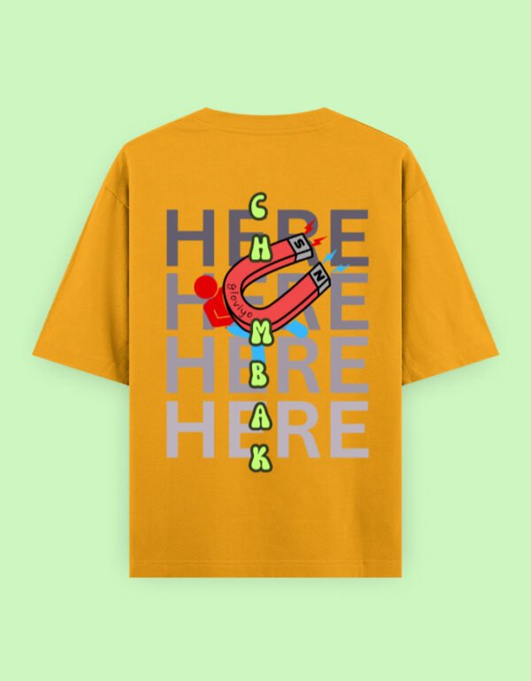 Chumbak Oversized Unisex Classic T-Shirt - Image 5