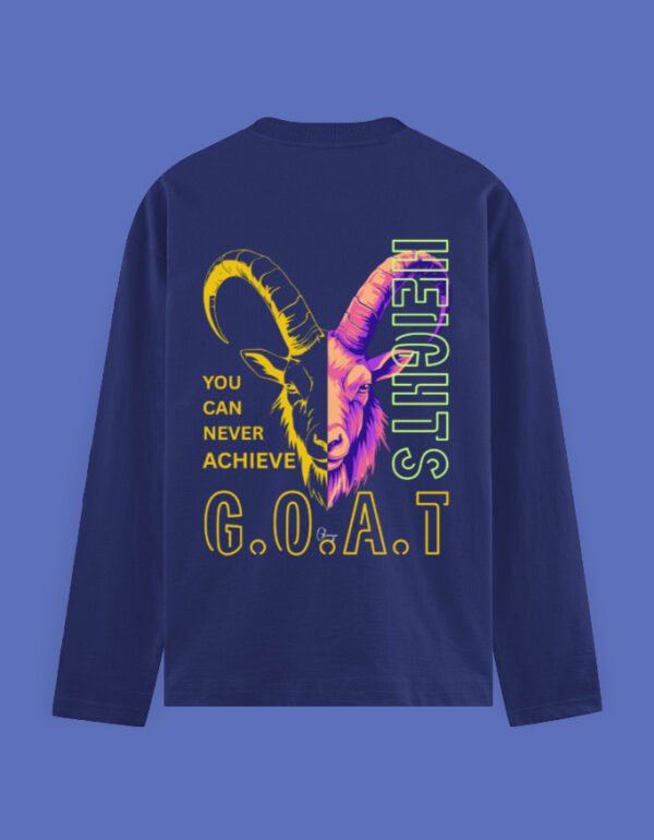 GOAT Men's Full Sleeve T-Shirt - Image 7