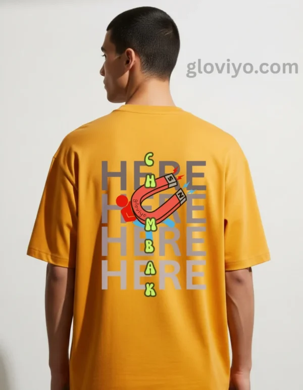 Chumbak Oversized Unisex Classic T-Shirt - Image 8