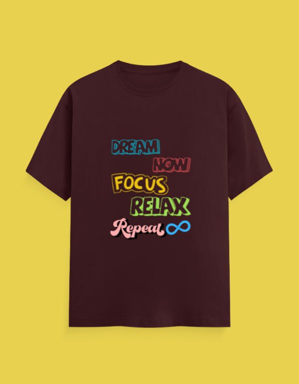 DREAM FOCUS RELAX REPEAT UNISEX Classic T-Shirt - Image 6