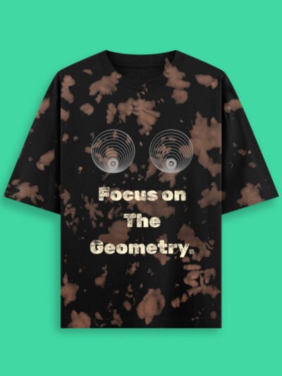 Focus on the Geometry Oversized Tie-Dye T-Shirt