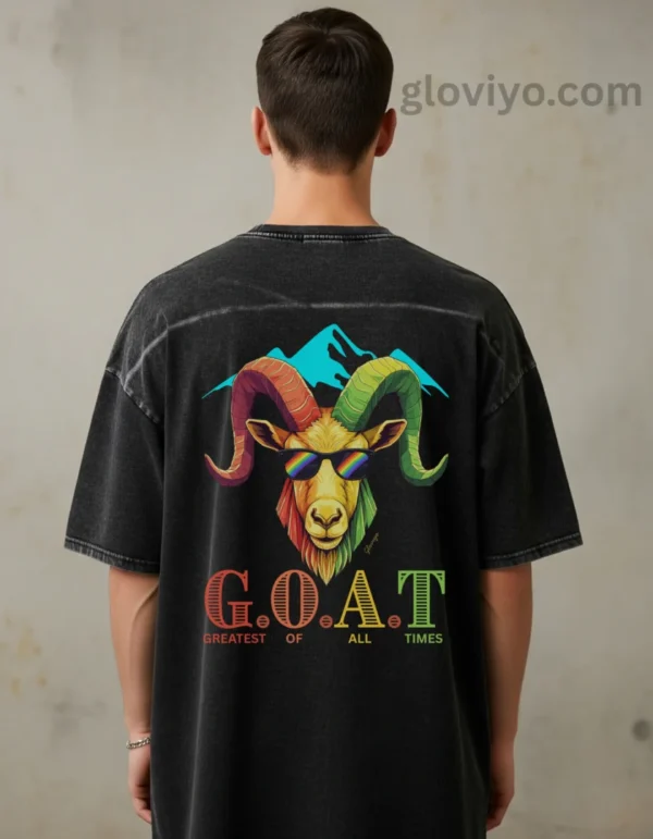 GOAT Acid Wash Black
