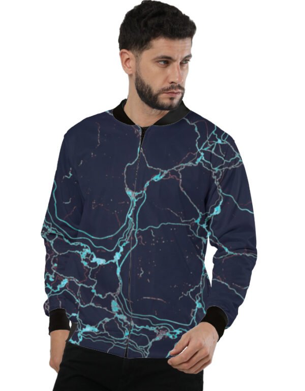 Connected Onyx AOP Unisex Bomber Jacket - Image 5