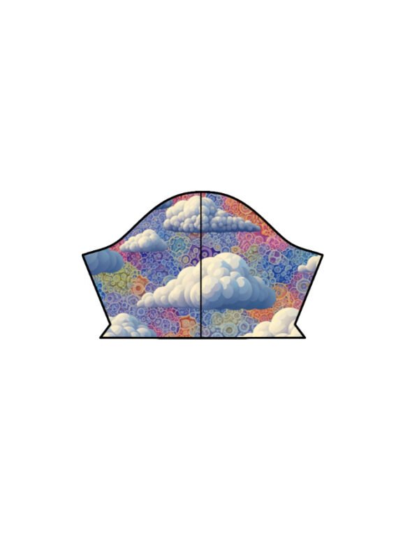Cloud Colourful All Over Printed Men’s T-Shirt - Image 4