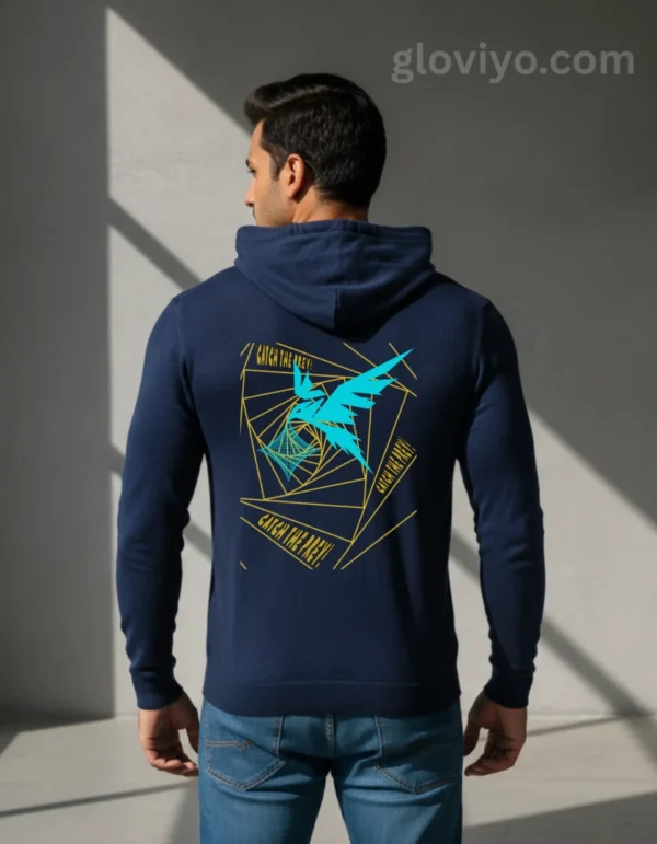 Prey Hoodie Navy Blue