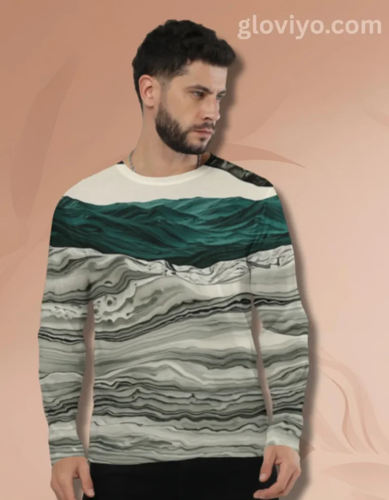 Rare Earth Mineral All-Over Printed Full Sleeve T-Shirt