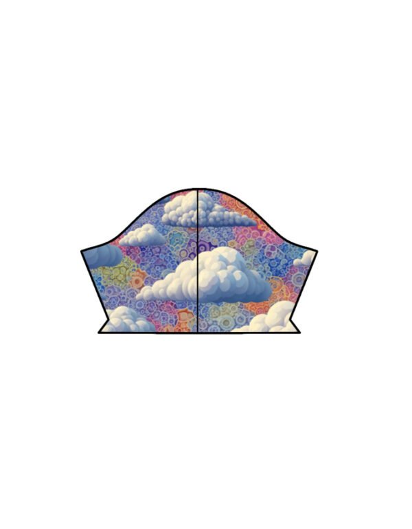 Cloud Colourful All Over Printed Men’s T-Shirt - Image 3