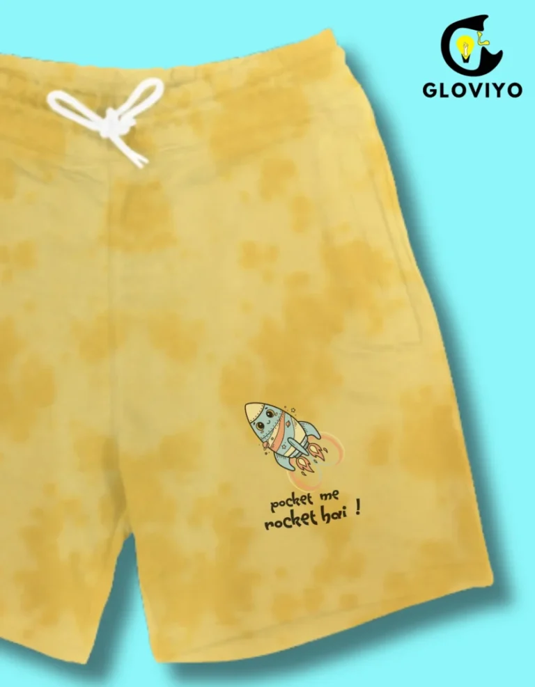 Pocket Me Rocket Unisex Tie Dye Shorts