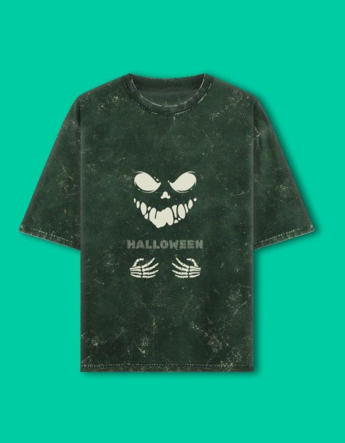 Halloween Bottle Green