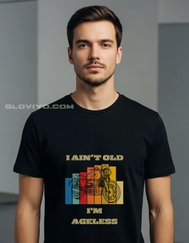 Ageless Biker Classic Half-Sleeve T-Shirt