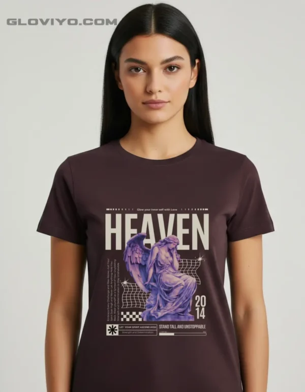 Women Heaven T-shirt_Coffee Brown