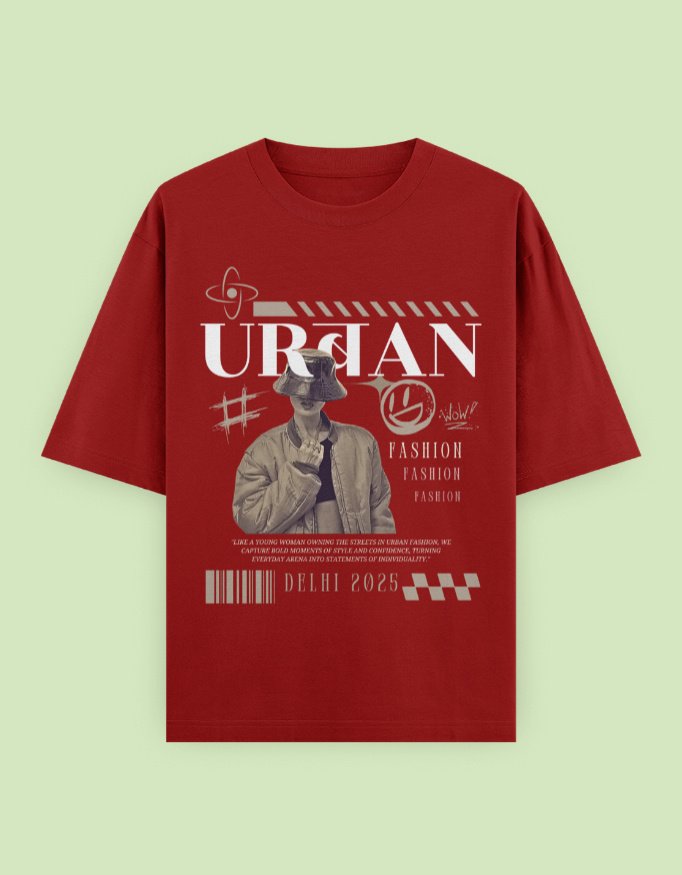 Urban Fashion Classic Unisex Oversized T-Shirt - Image 6