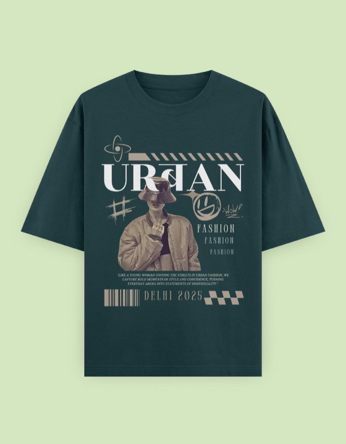 Urban Fashion Classic Unisex Oversized T-Shirt - Image 4