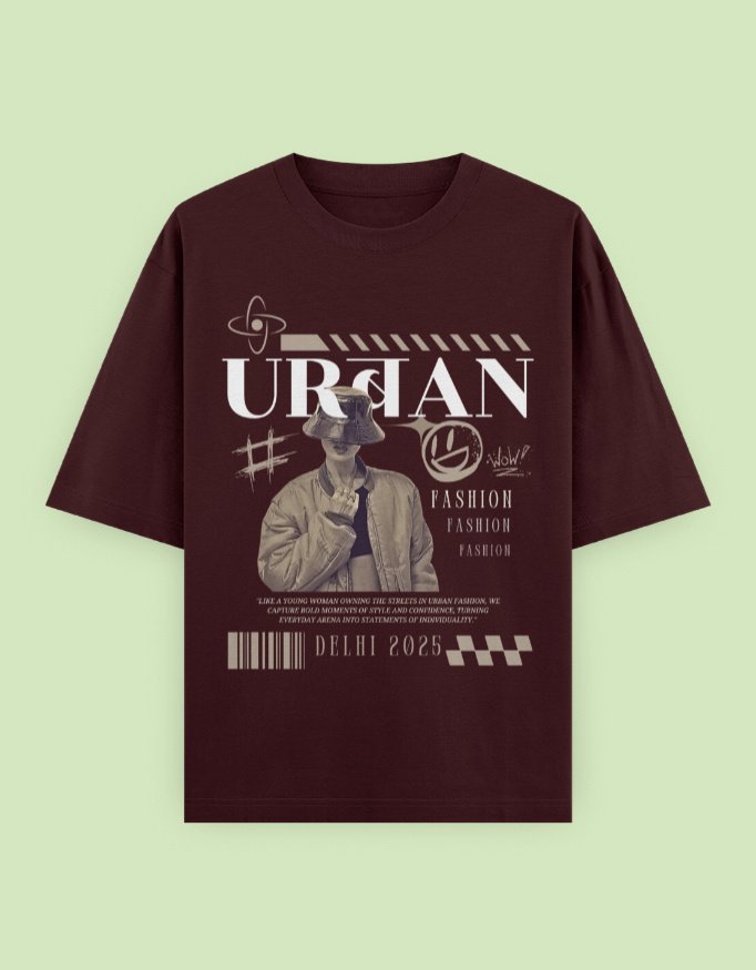 Urban Fashion Classic Unisex Oversized T-Shirt - Image 5