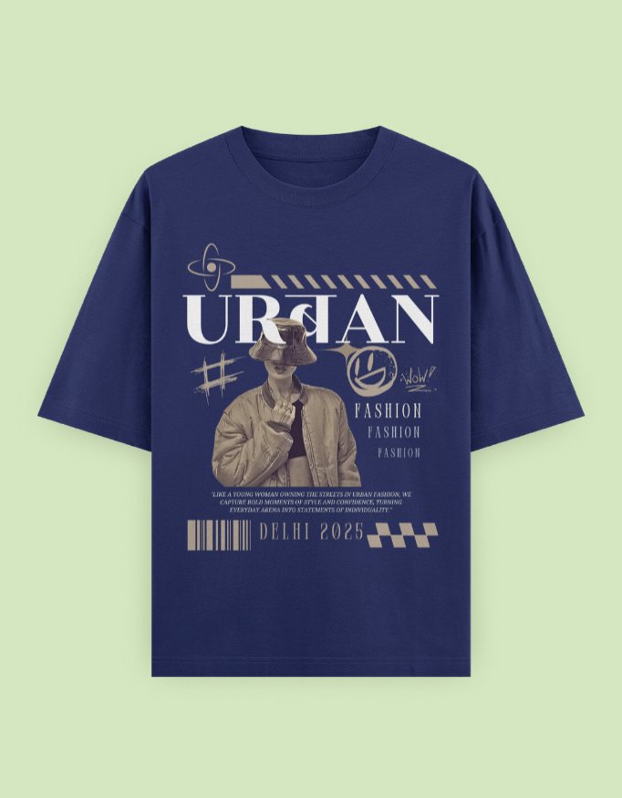 Urban Fashion Classic Unisex Oversized T-Shirt - Image 7