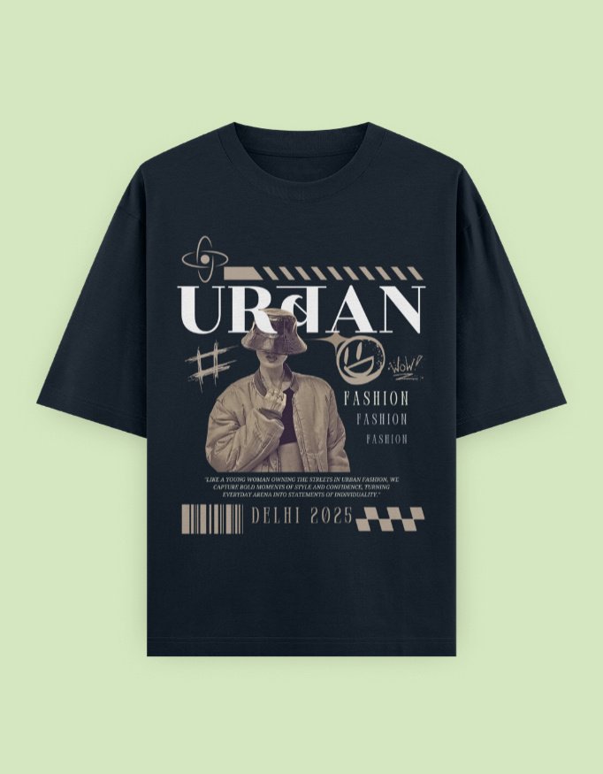 Urban Fashion Classic Unisex Oversized T-Shirt - Image 9