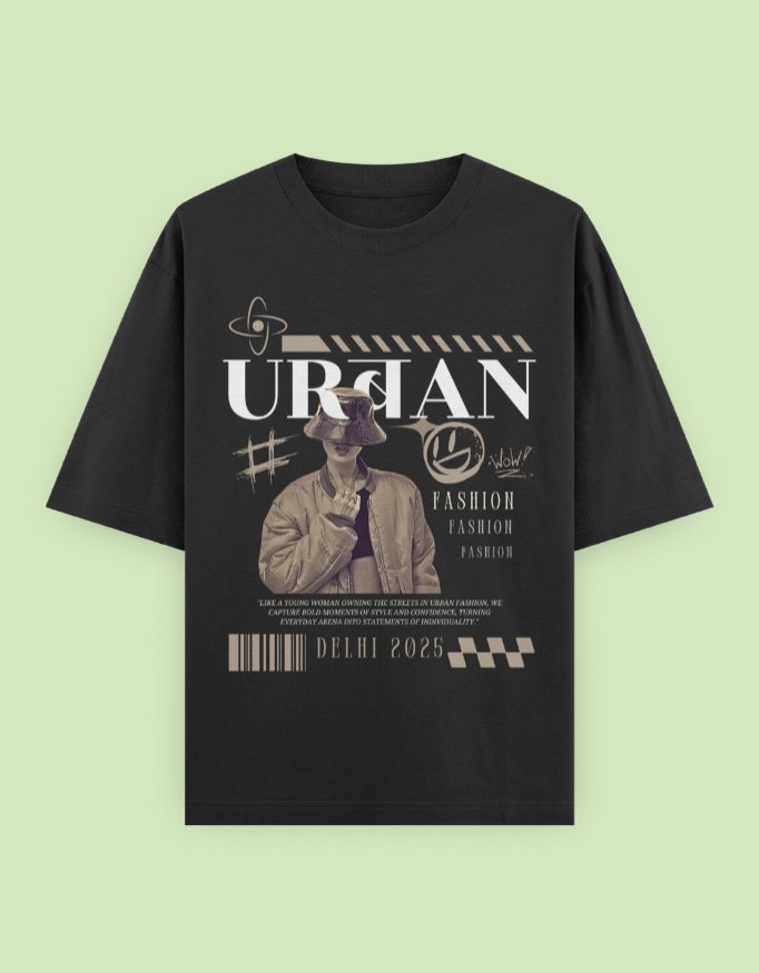 Urban Fashion Classic Unisex Oversized T-Shirt - Image 10