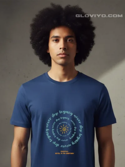 Bhopal Navy Blue T-shirt