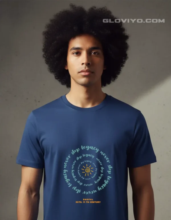 Bhopal Navy Blue T-shirt